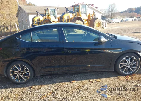 2020 Hyundai Elantra Limited from USA, damaged, VIN 5NPD84LF6LH522463